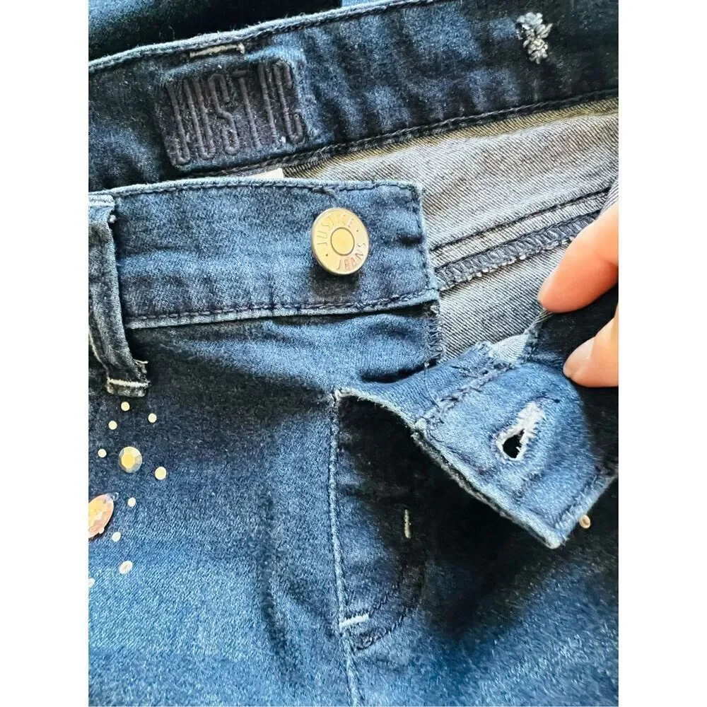 Justice Mid Rise Embellished Jegging‎